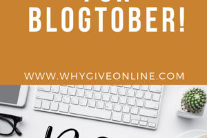 50 Ideas for Blogtober!