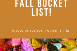 How to Create a Fall Bucket List